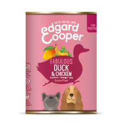 Edgard Cooper Puppy Kip&Eend 400 gr blik