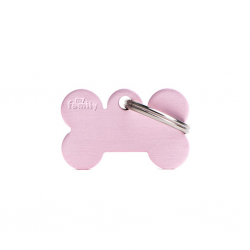 Penning dubbelzijdig Hond Small Pink Bone