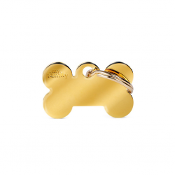 Penning dubbelzijdig Hond Small Gold Bone